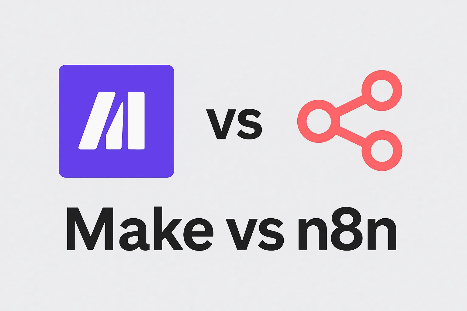 Blog post image for n8n vs Make: The Best Automation Tool for 2025?