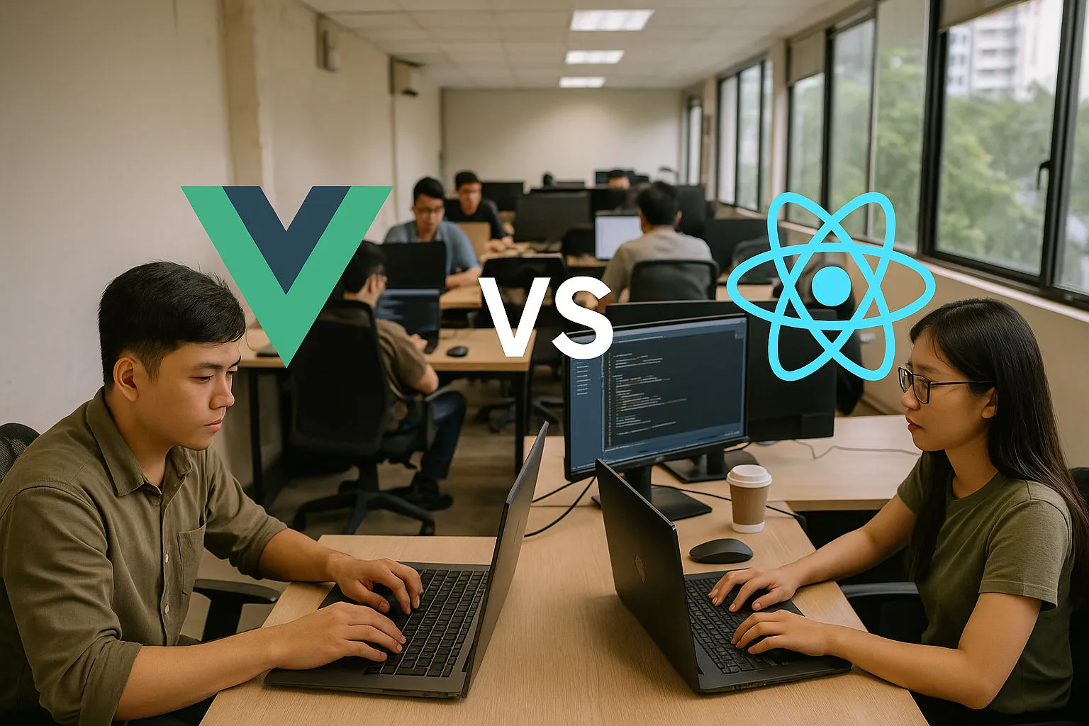 Blog post image for React vs Vue: Which Frontend Framework to Choose in 2025?