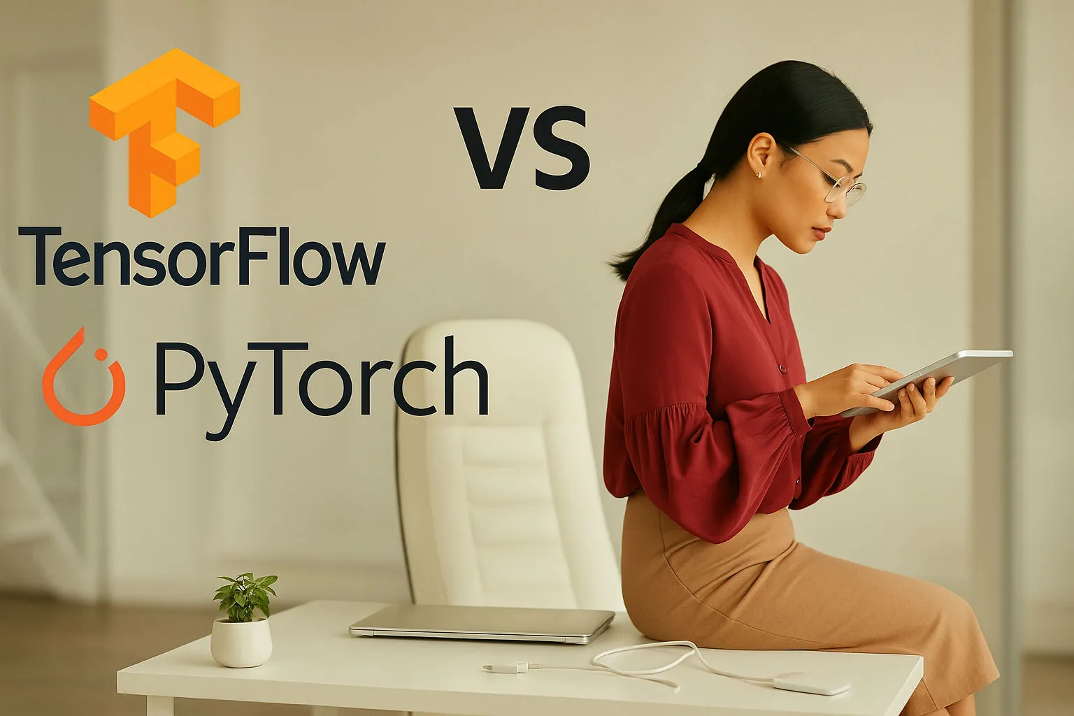 Blog post image for TensorFlow vs PyTorch: Deep Learning Framework Guide